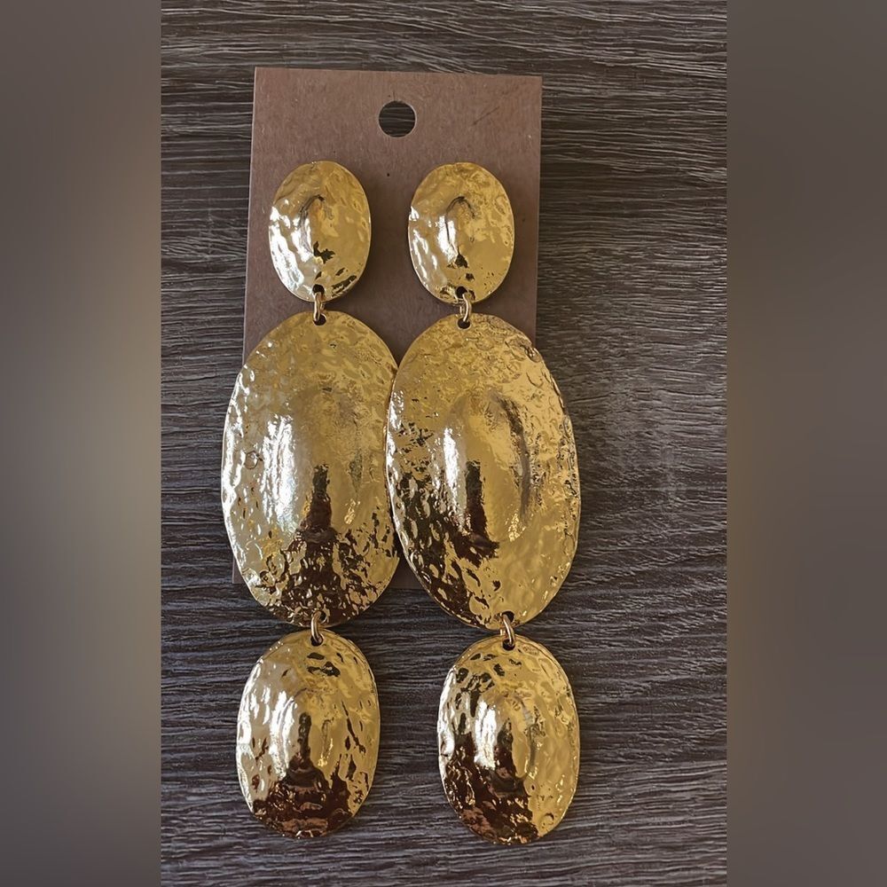 Zara drop earrings A336 - Picture 3 of 4